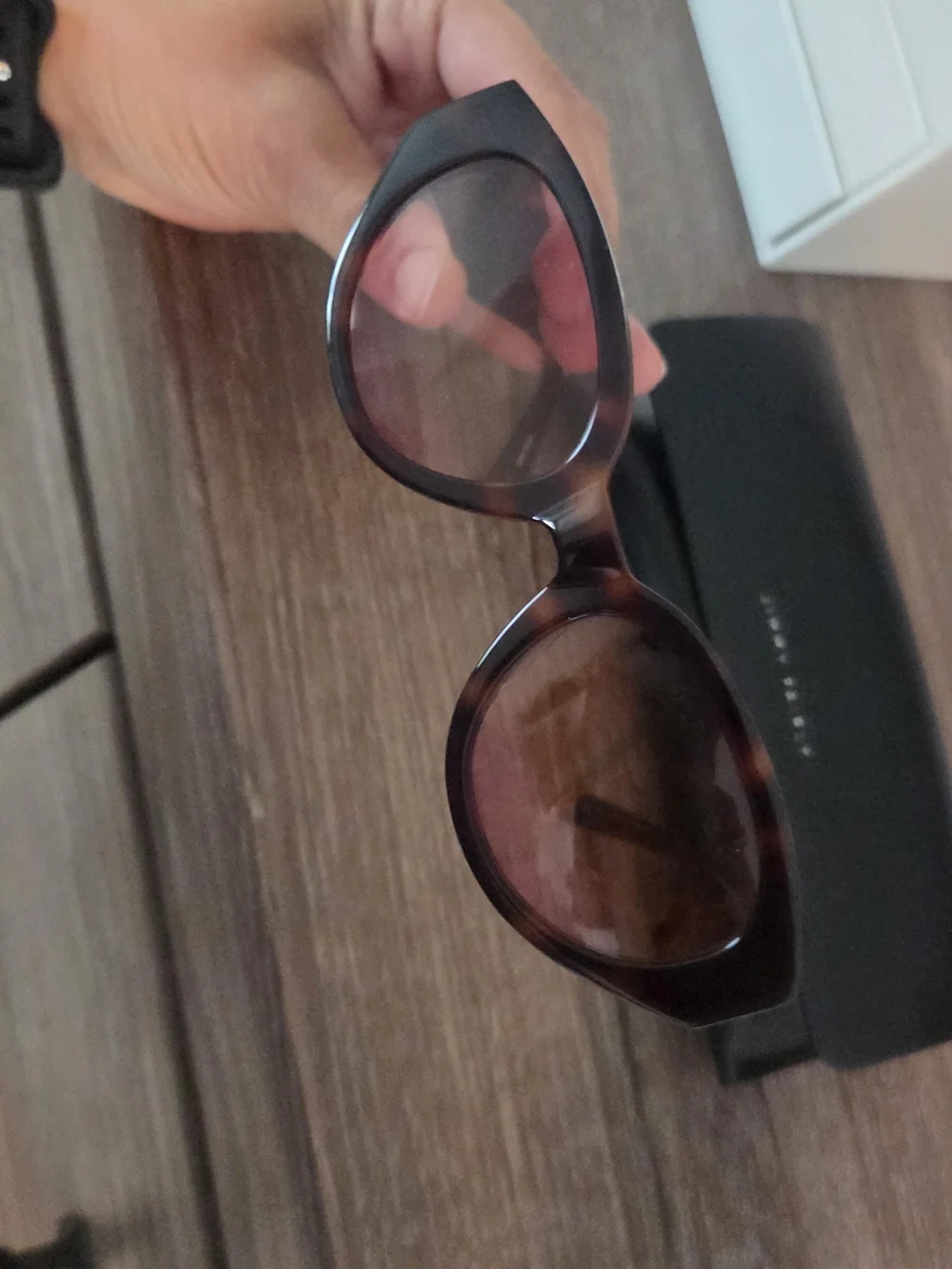Jimmy Fairly tortiseshell Sunglasses